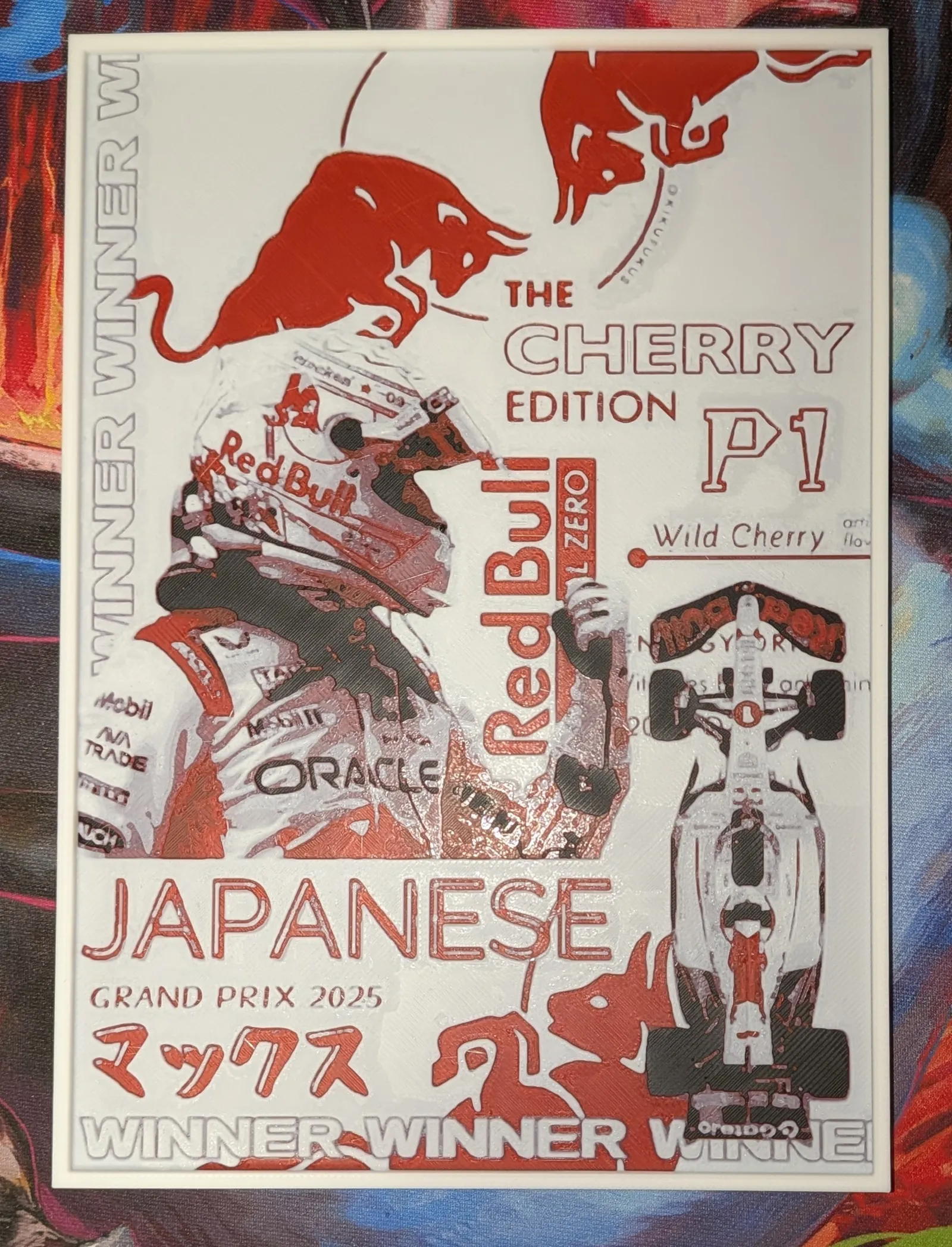 F1 Red Bull Cherry Edition Japanese GP Hueforge