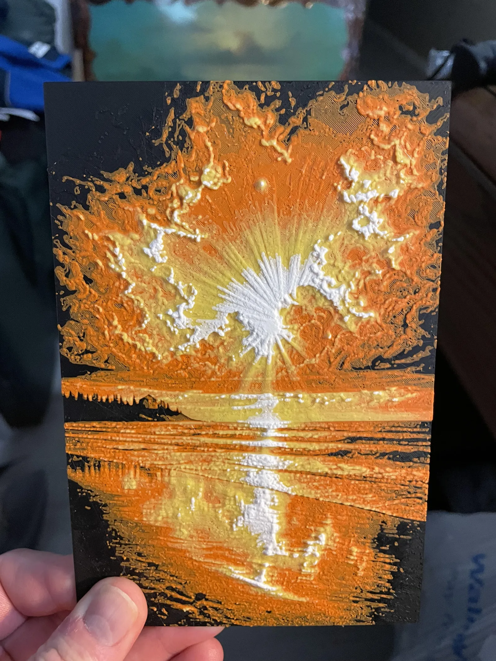 Beach Sunset Hueforge