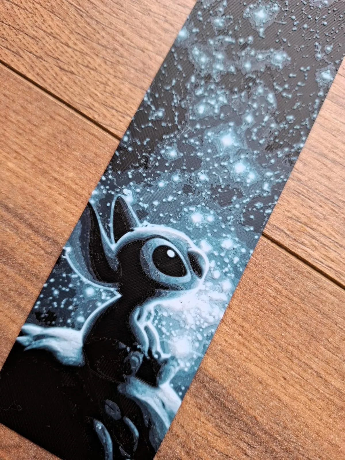 Stich and stars bookmark - hueforge