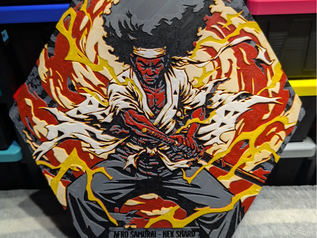 Afro Samurai "Hex Shard" 3D HUEFORGE