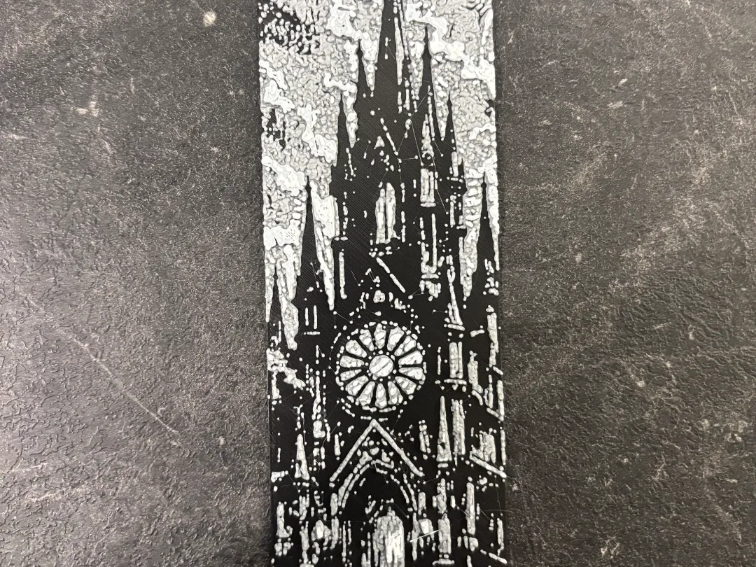 Dark Cathedral Bookmark Hueforge