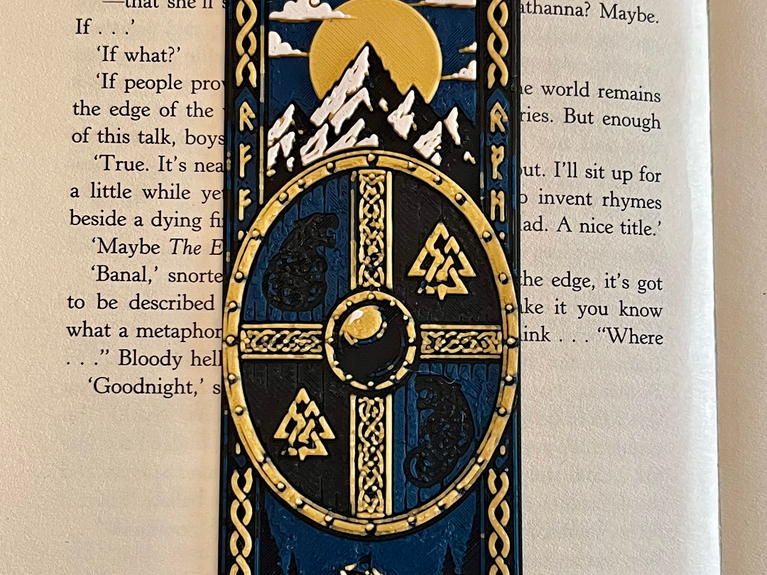 Viking Shield Bookmark