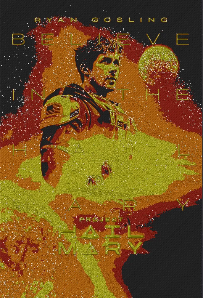 Project Hail Mary Poster Hueforge