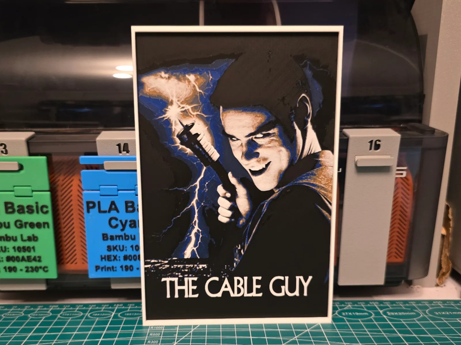 The Cable Guy Movie Poster - Hueforge Art