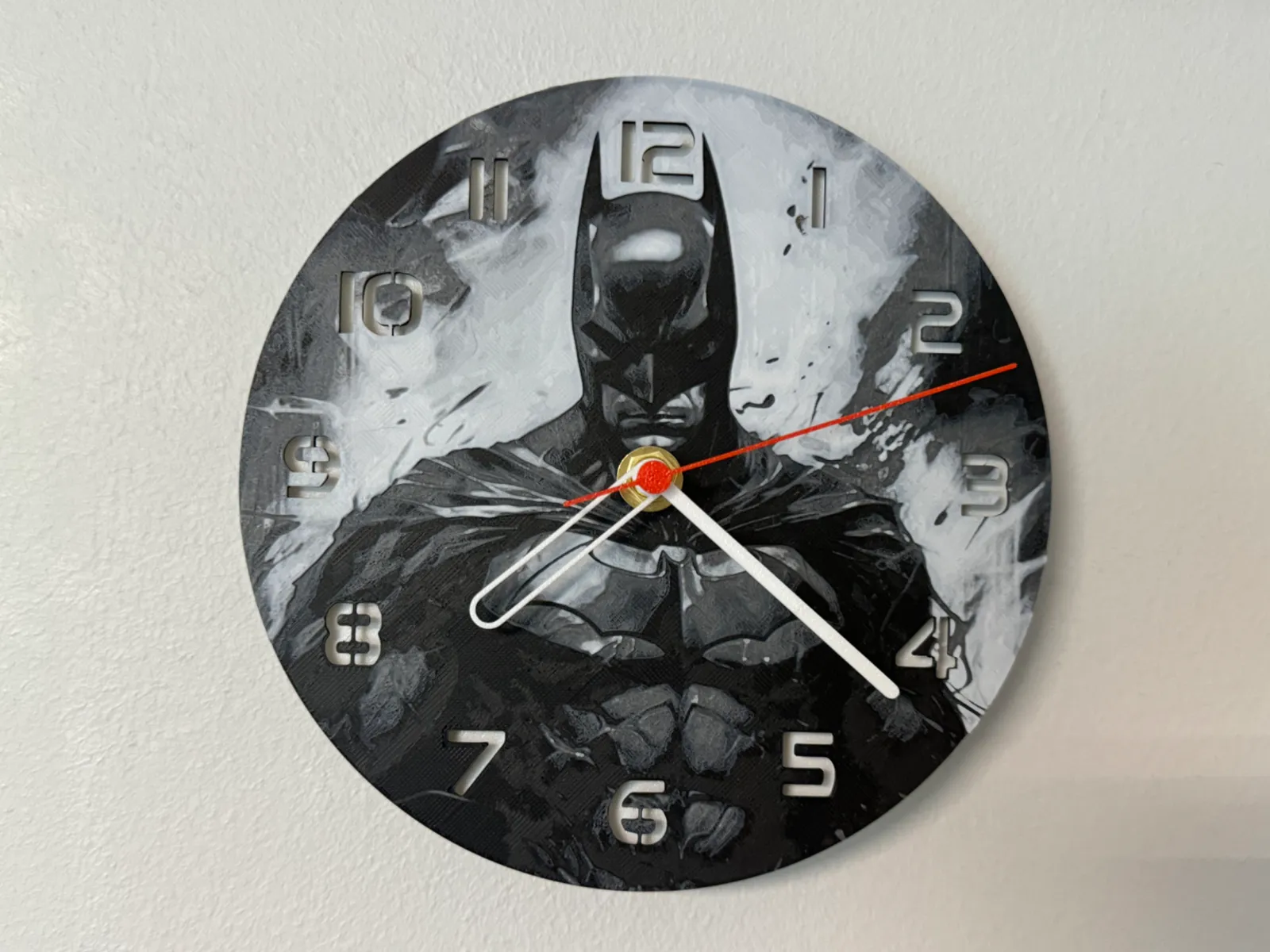 Wall Clock / Wanduhr Batman Hueforge art Kit011