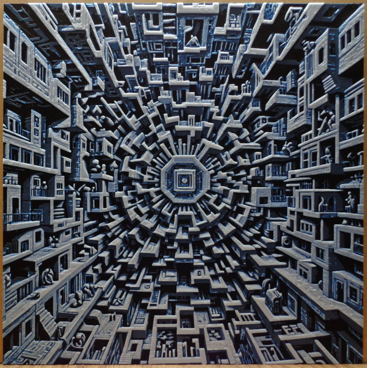 Hueforge M.C. Escher Inspired Illusion Art