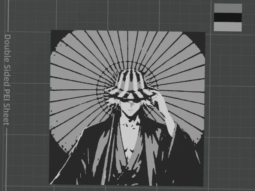 Urahara Kisuke from Bleach HueForge