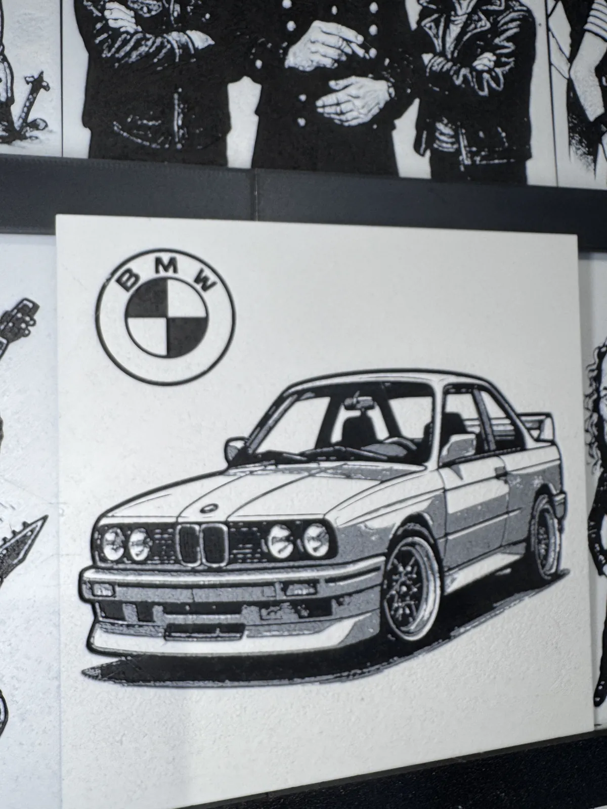 Hue Forge Karikatur 3er BMW