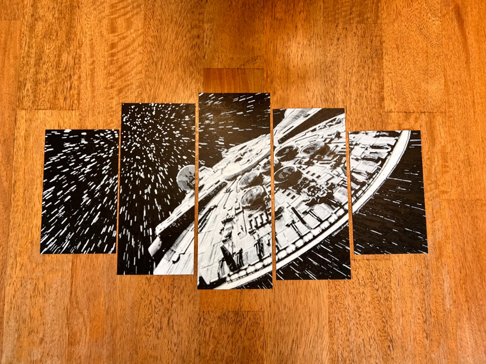 Star Wars Millennium Falcon Panel Mural
