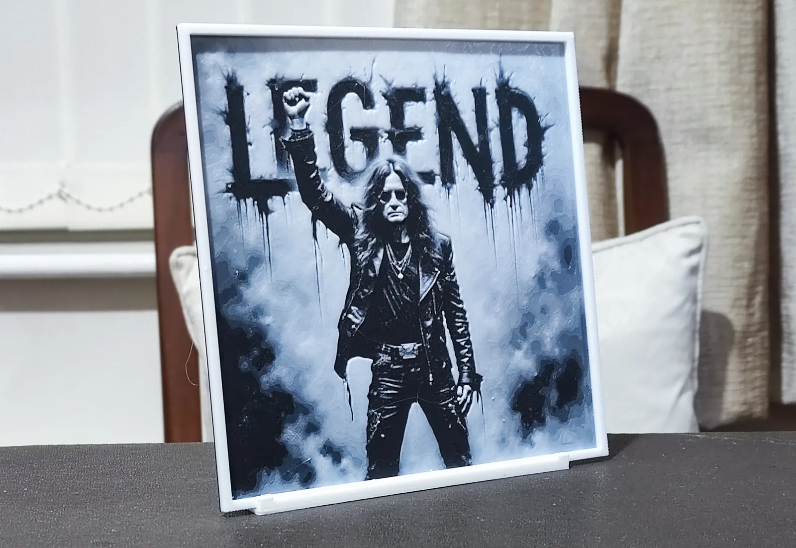 Ozzy Osbourne (1948-2025) - HueForge 2 Color