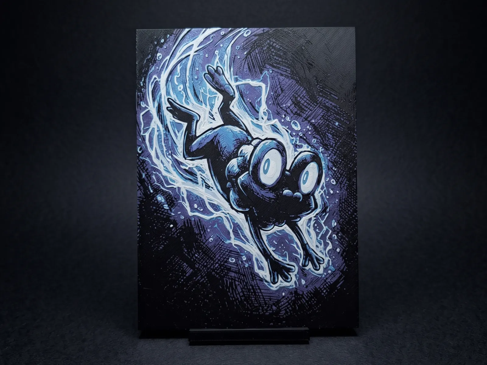 Froakie Dive - Hueforge Wall Art
