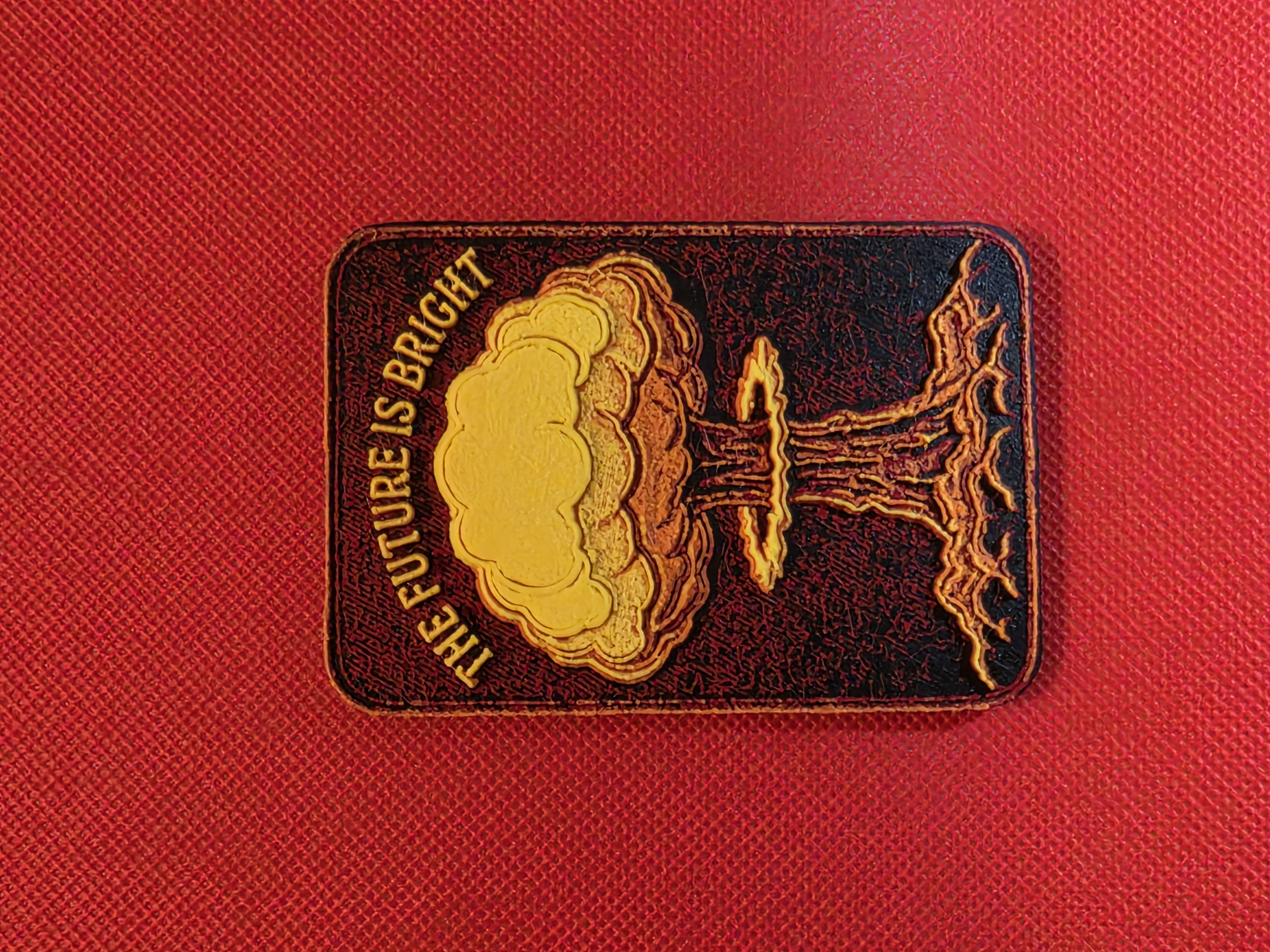 "The Future Is Bright" Atomic Mushroom Cloud