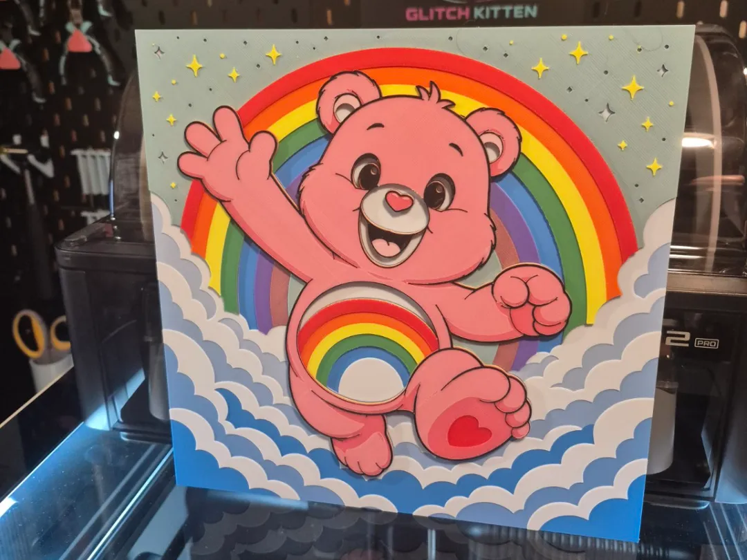 Cheer Bear - Care Bears Hueforge