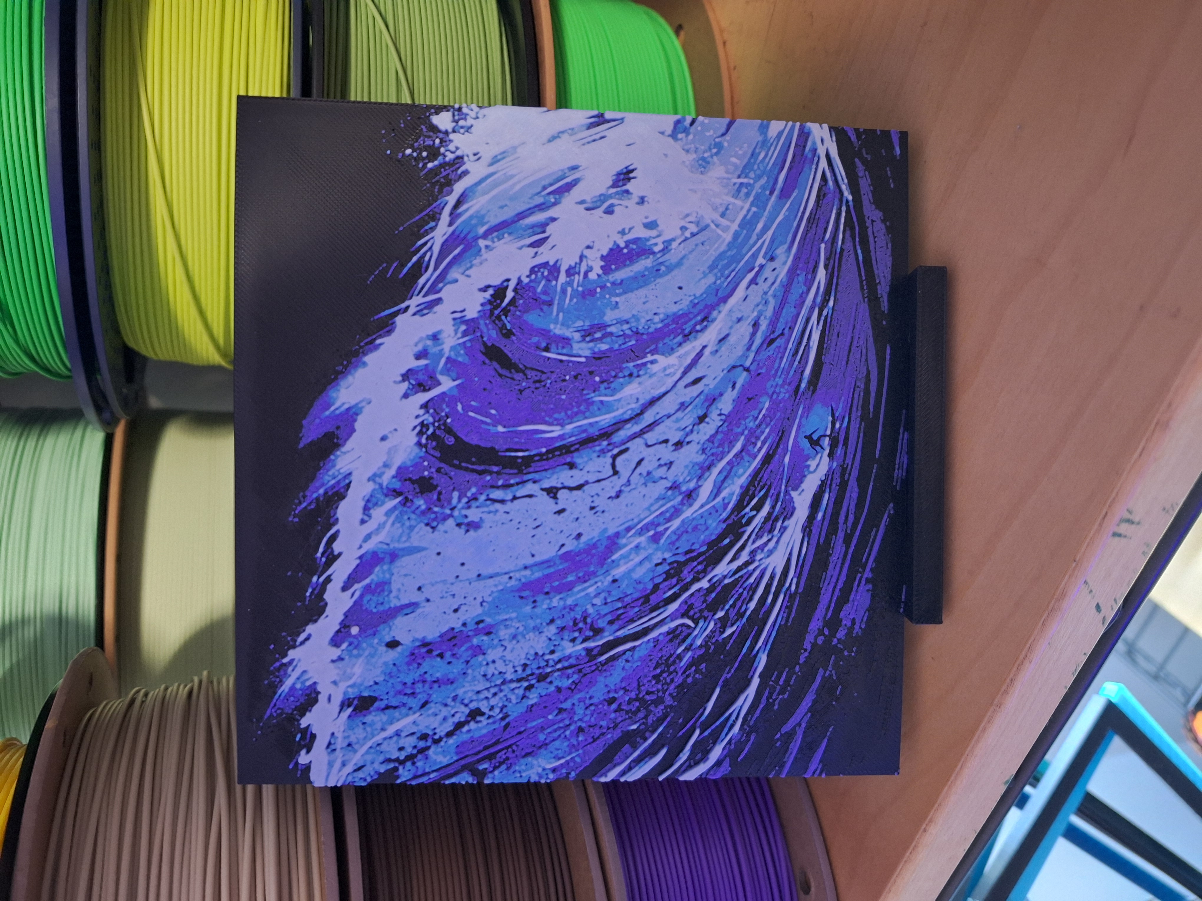 Surfs Up - Hueforge Wall Art
