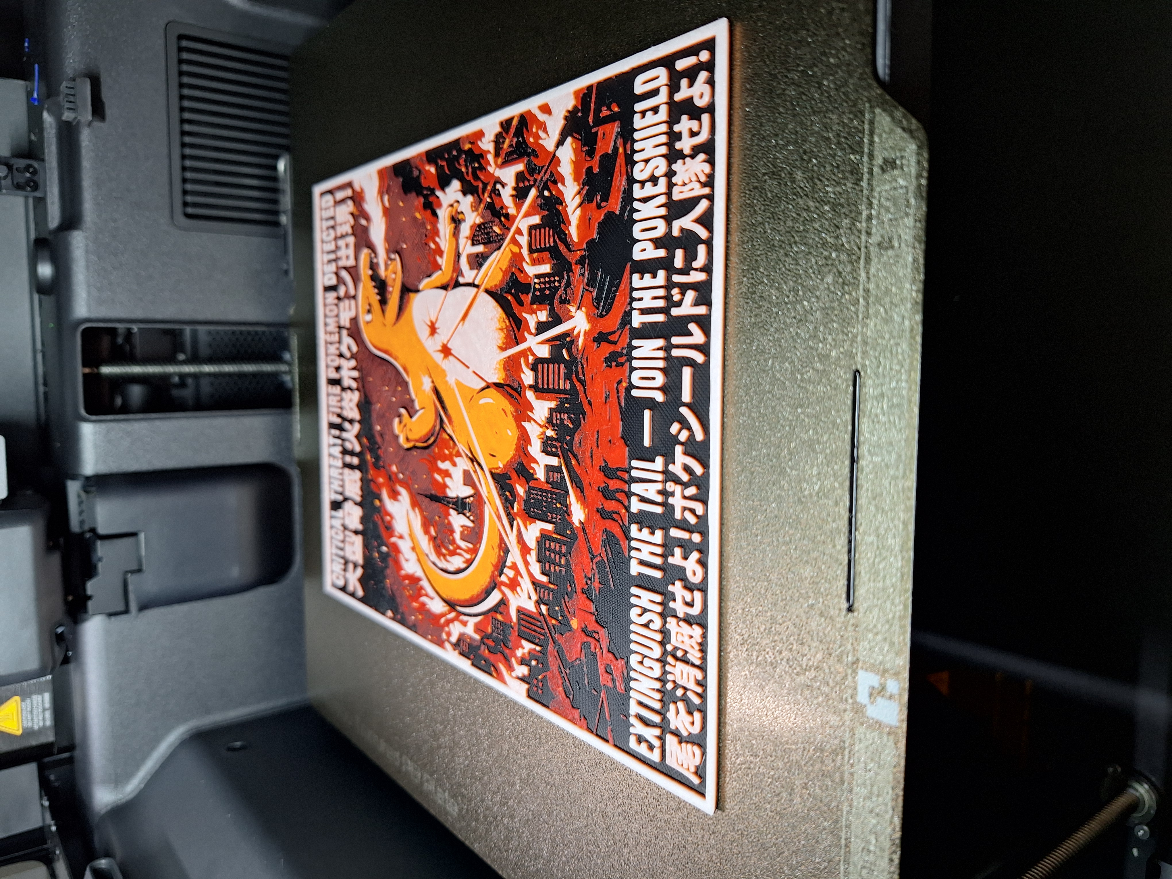Charzilla - Hueforge Wall Art