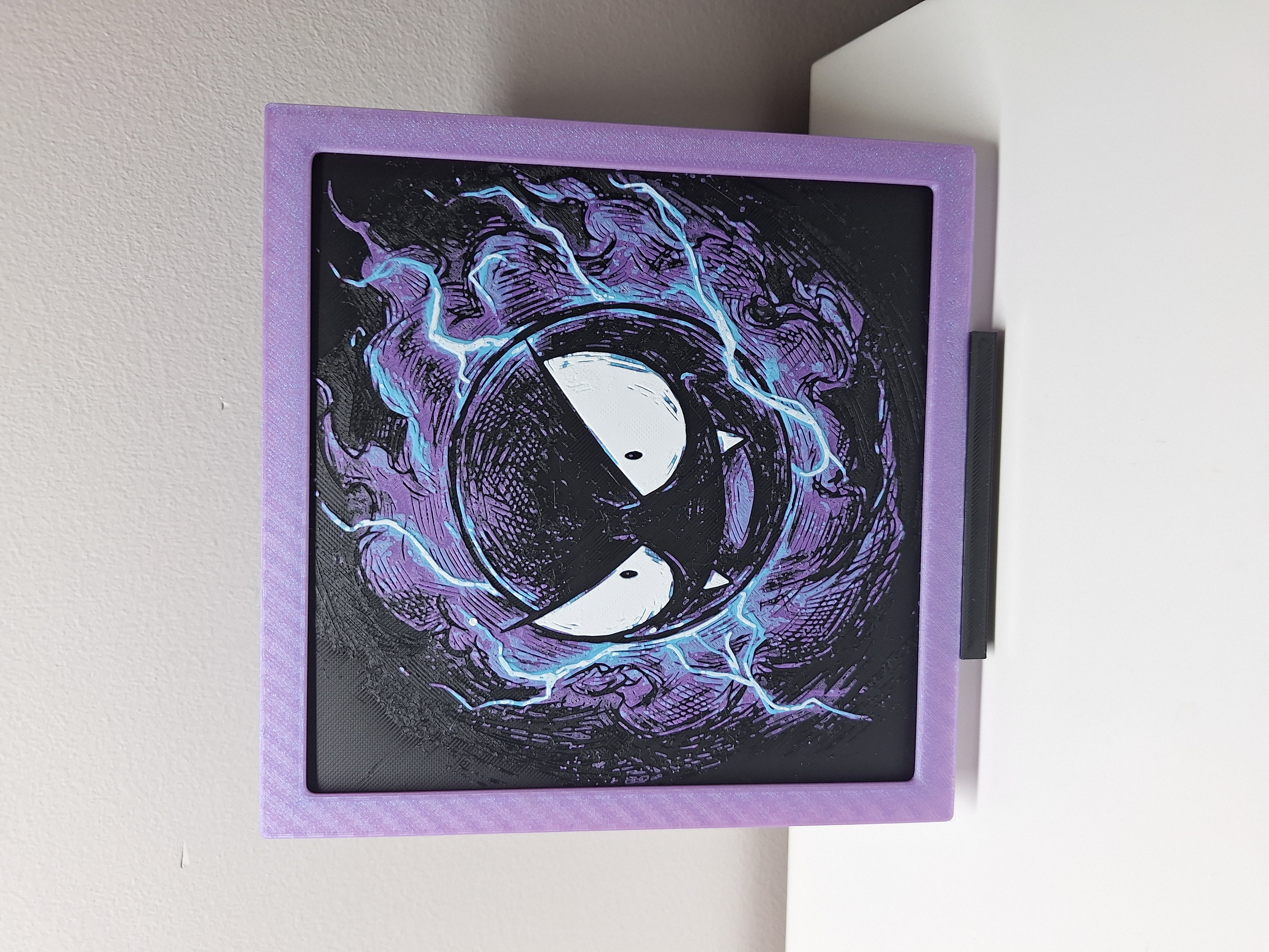 Gastly Gaze - Hueforge Wall Art