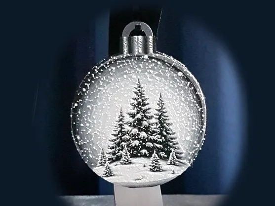 Christmas Trees Ornament, Hueforge