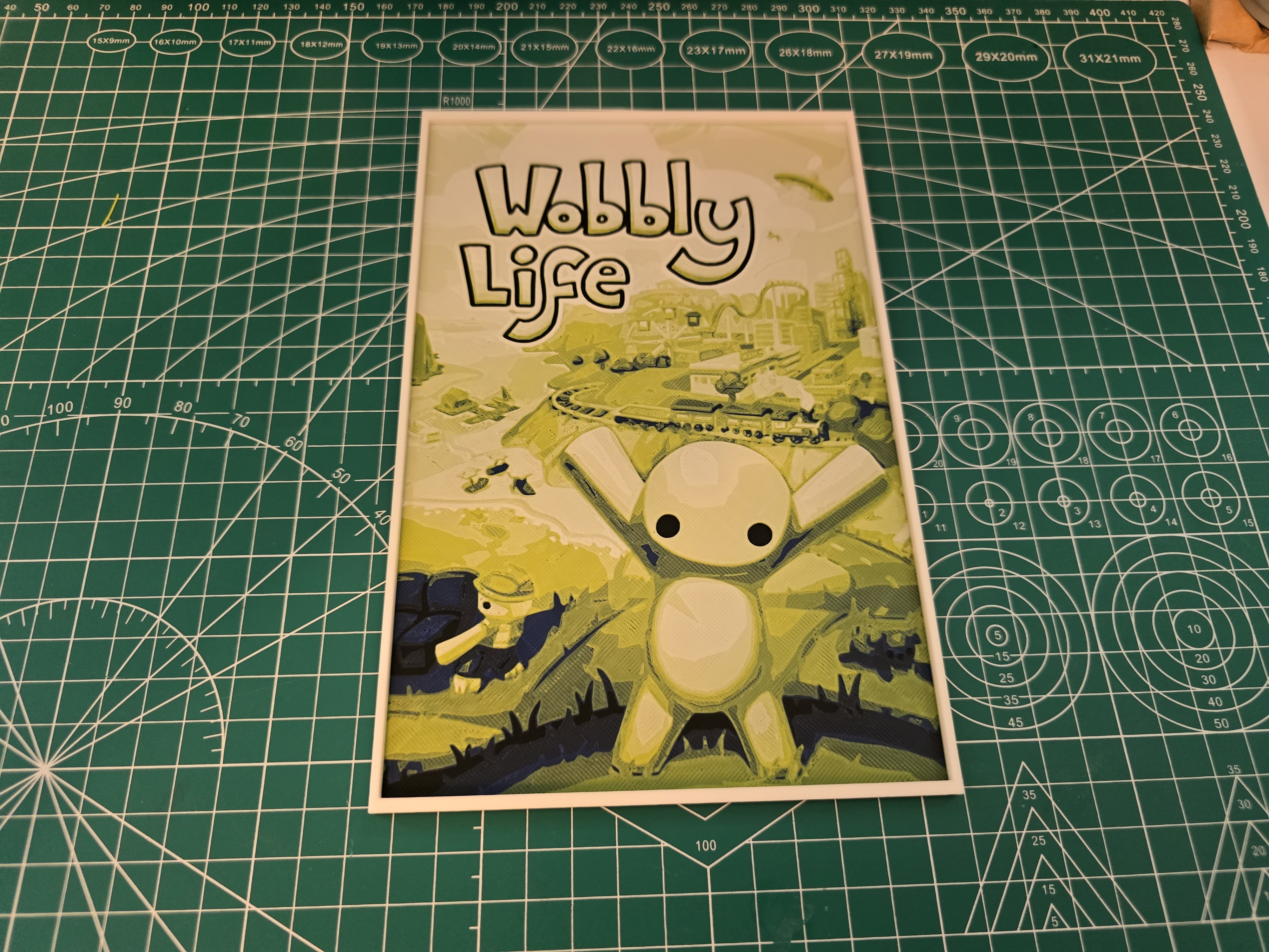 Wobbly Life Game Poster - Hueforge Art