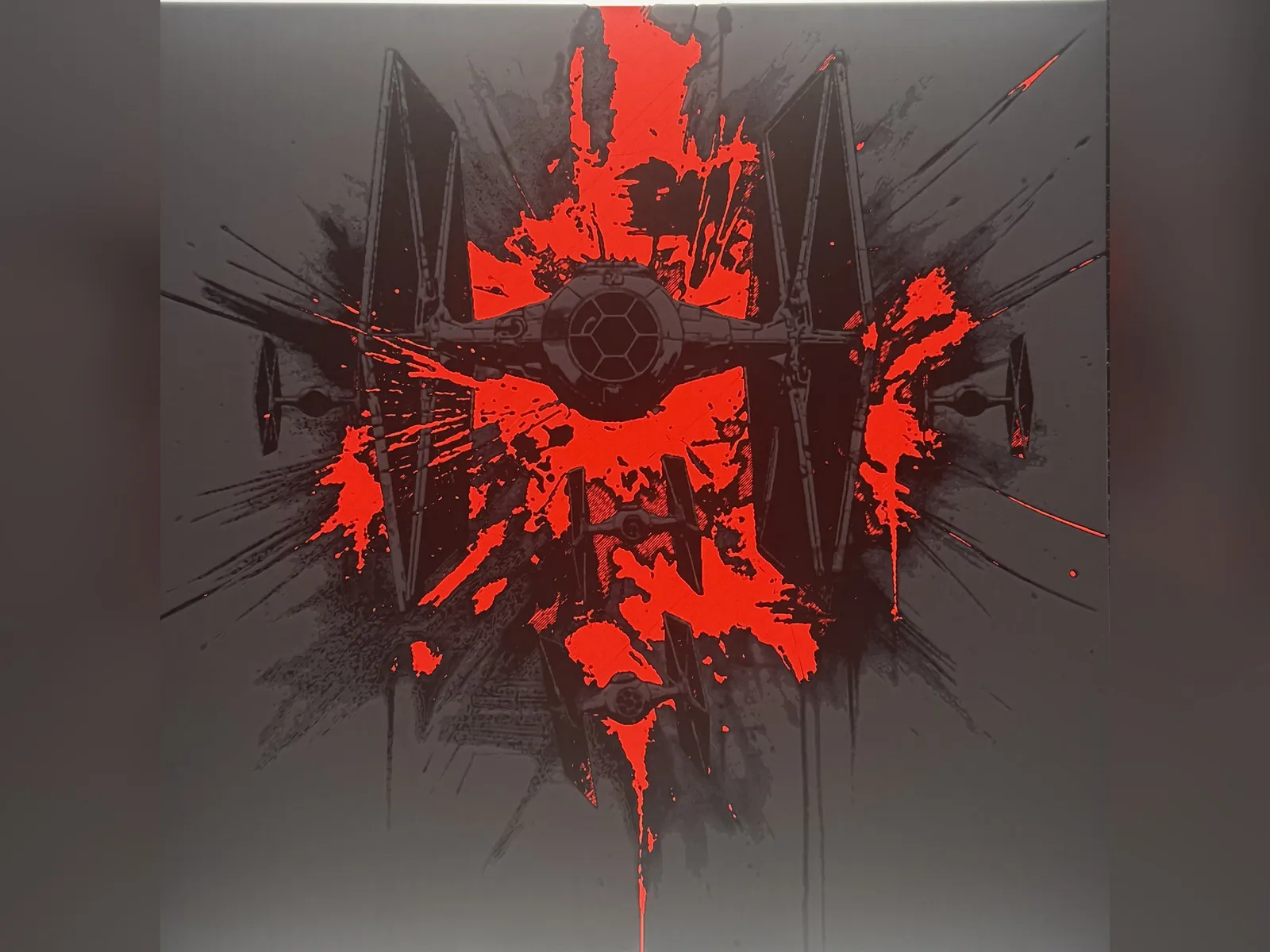 Tie Fighter Splatter Art V2 HueForge Print