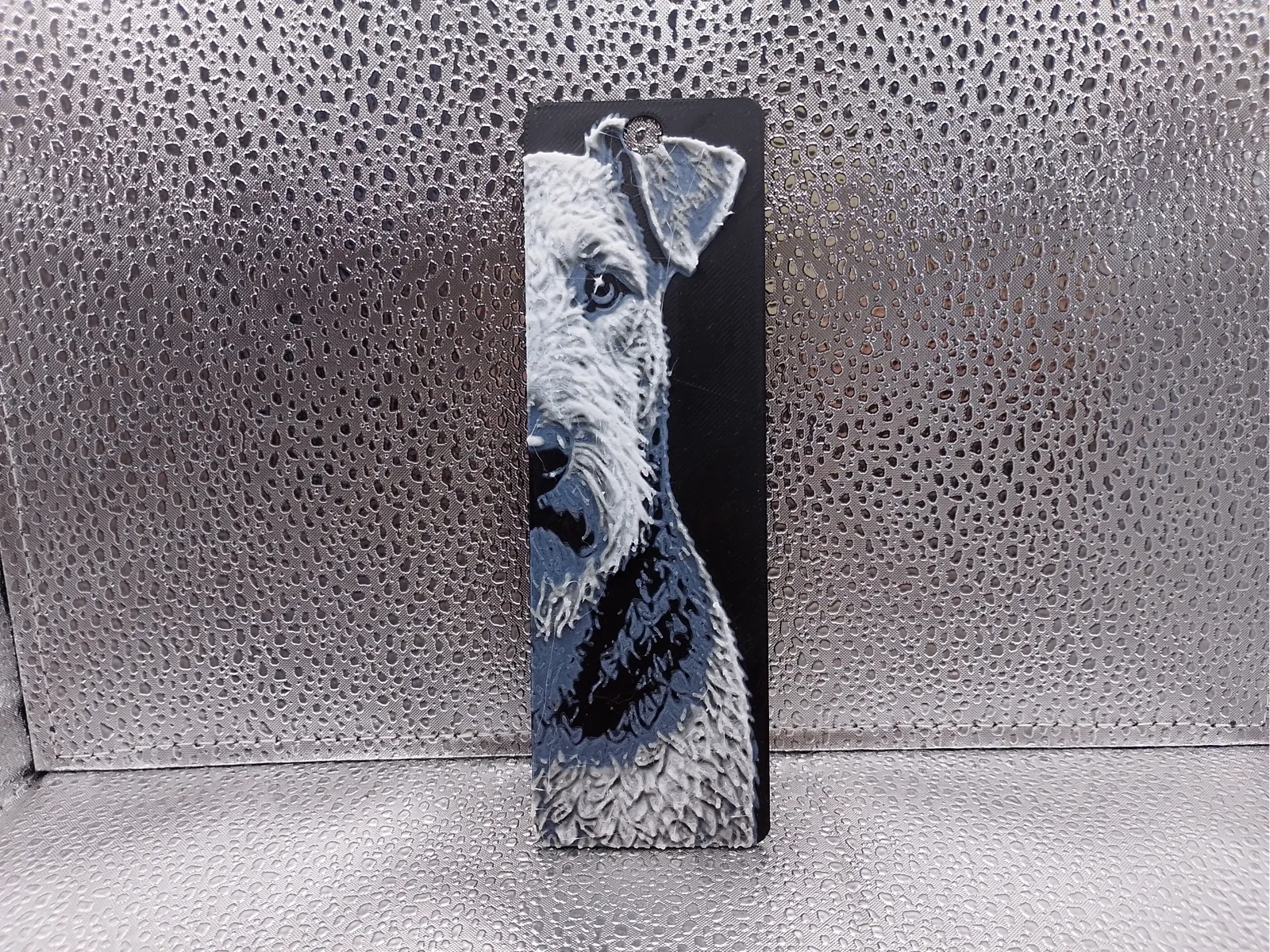Airedale Terrier Bookmark – Hueforge