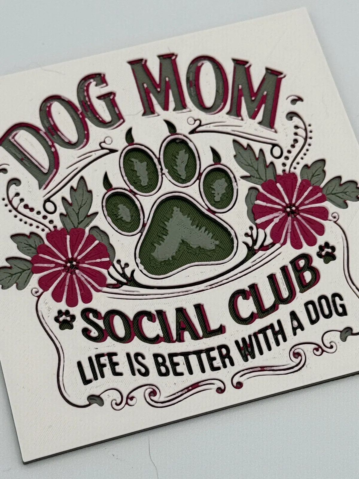 Dog Mom Social Club Hueforge