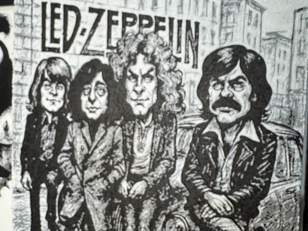 Hue Forge Karikatur Led Zeppelin