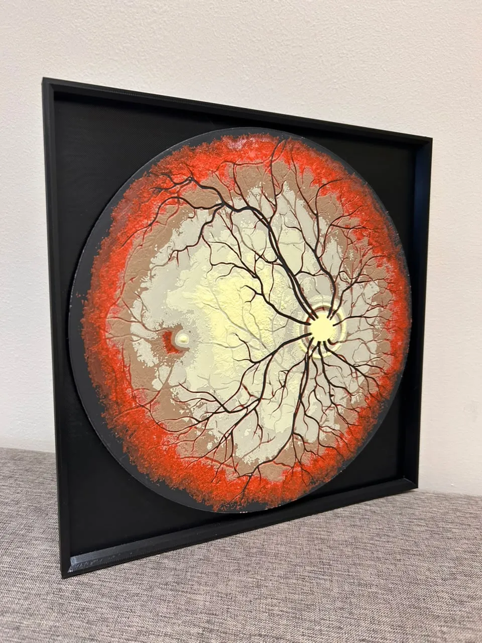 HueForge Quadro - Olho, Fundo de Olho, Moldura