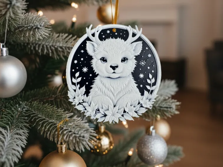 Christmas Young Stag Decoration