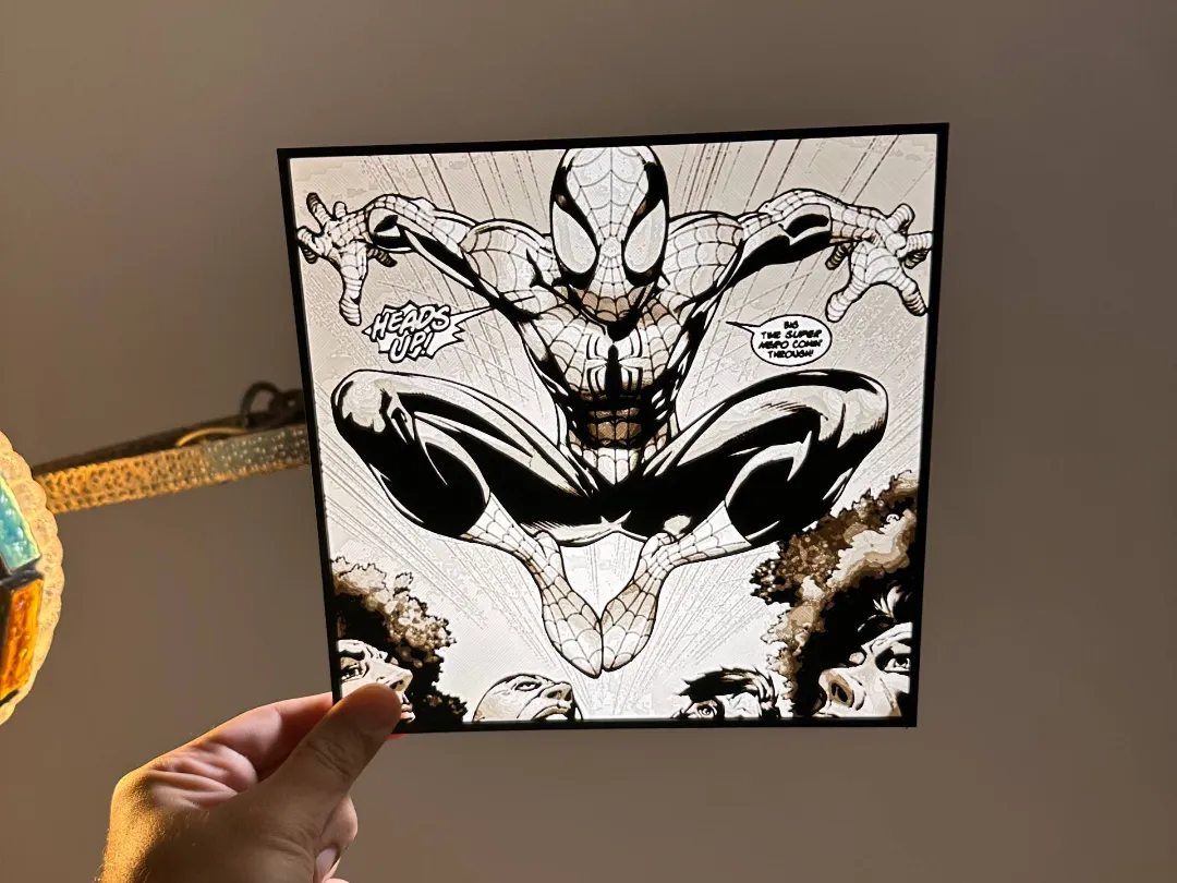 Heads Up! Comic Panel - Spiderman Marvel