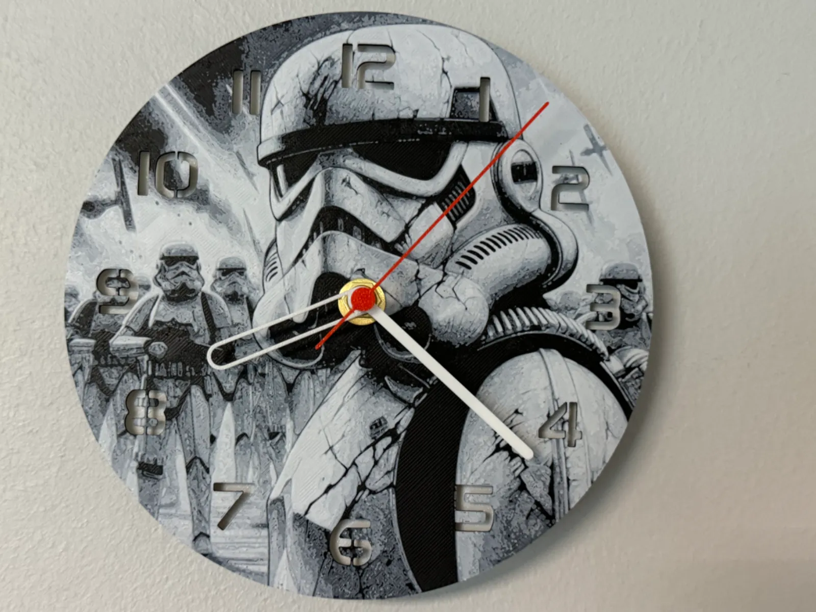 Wall Clock / Wanduhr StormTrooper Star Wars kit011