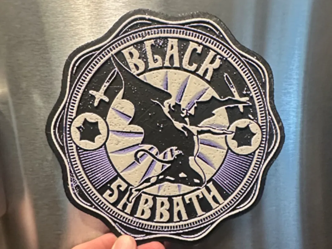 Black Sabbath Ozzy Osbourne Hue Forge logo art