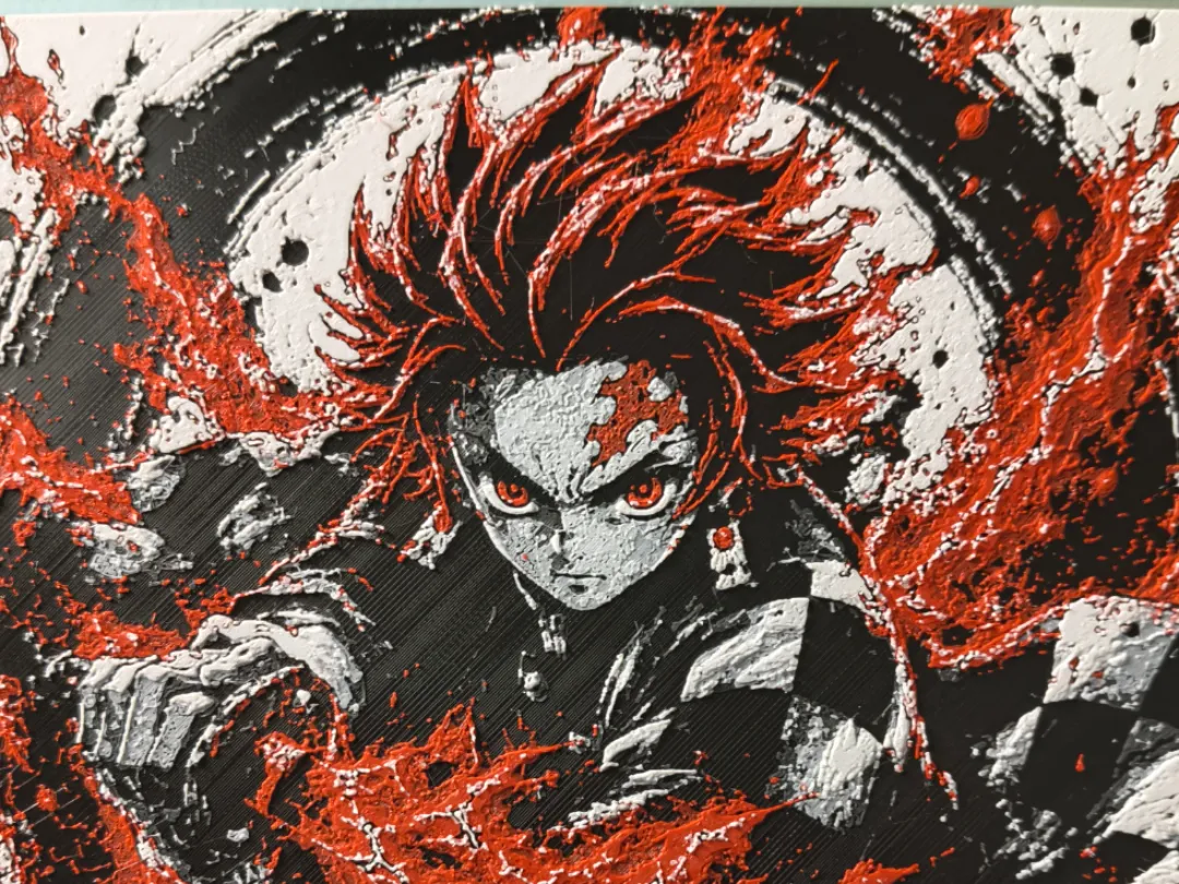 Tanjiro Kamado ColorPop | HueForge