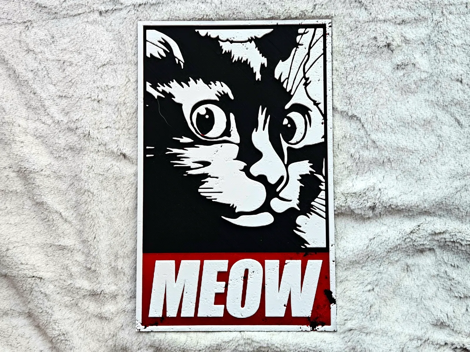MEOW! - Retro Poster