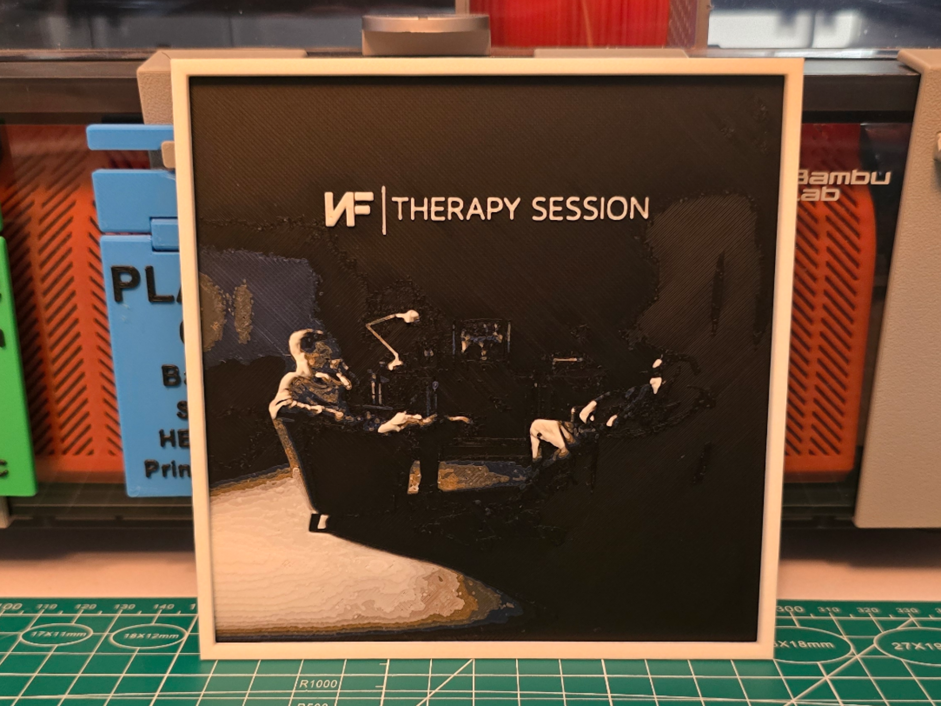 NF "Therapy Session" Album - Hueforge Art