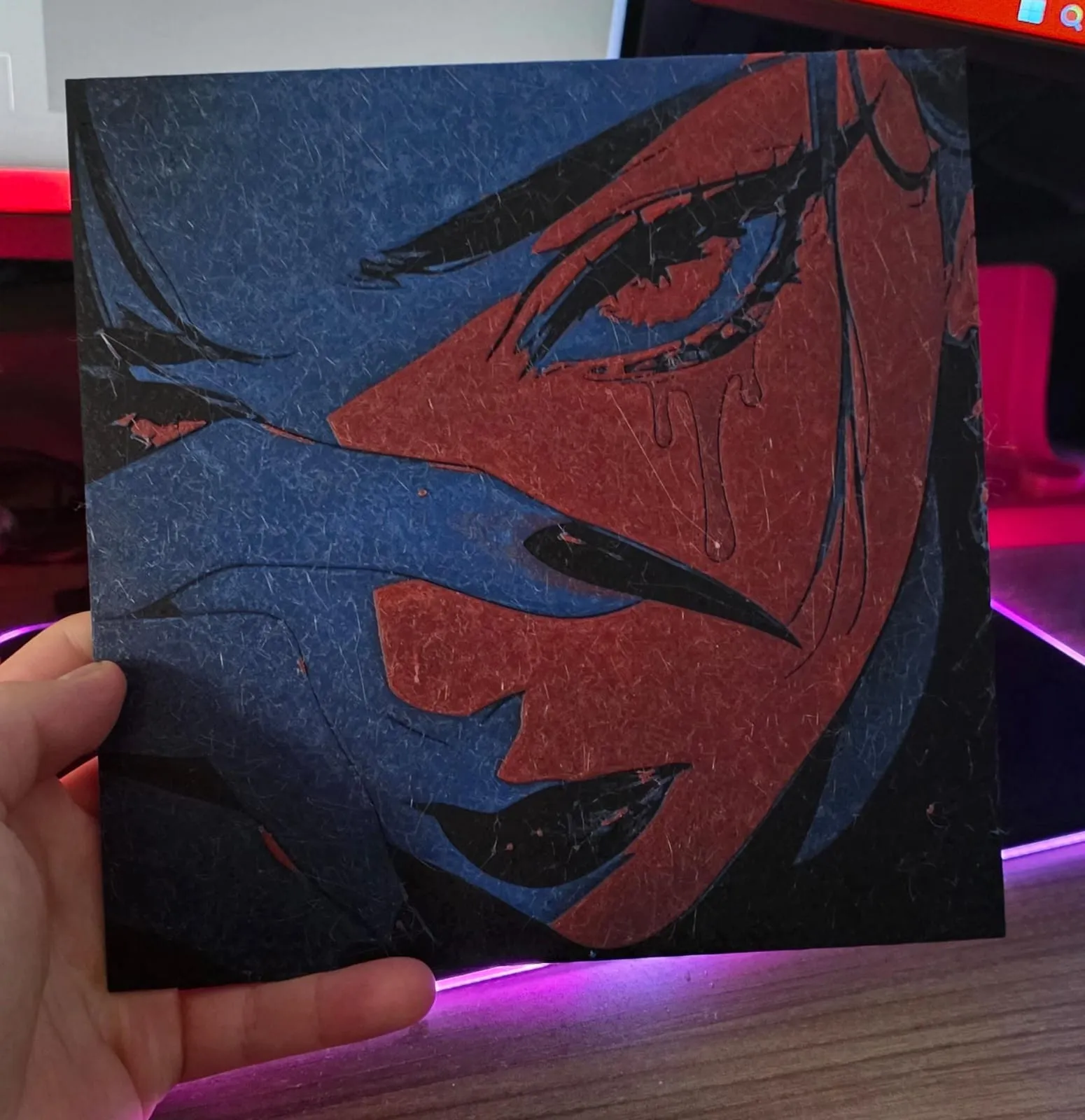 HueForge Vampire Anime Girl