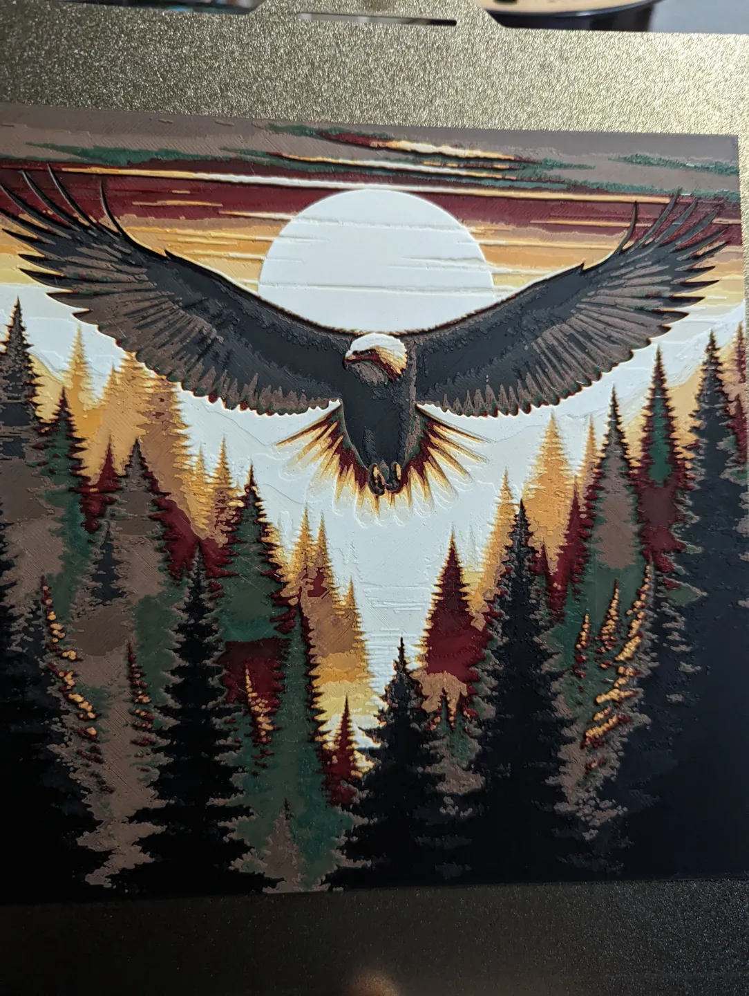 Eagle Hueforge