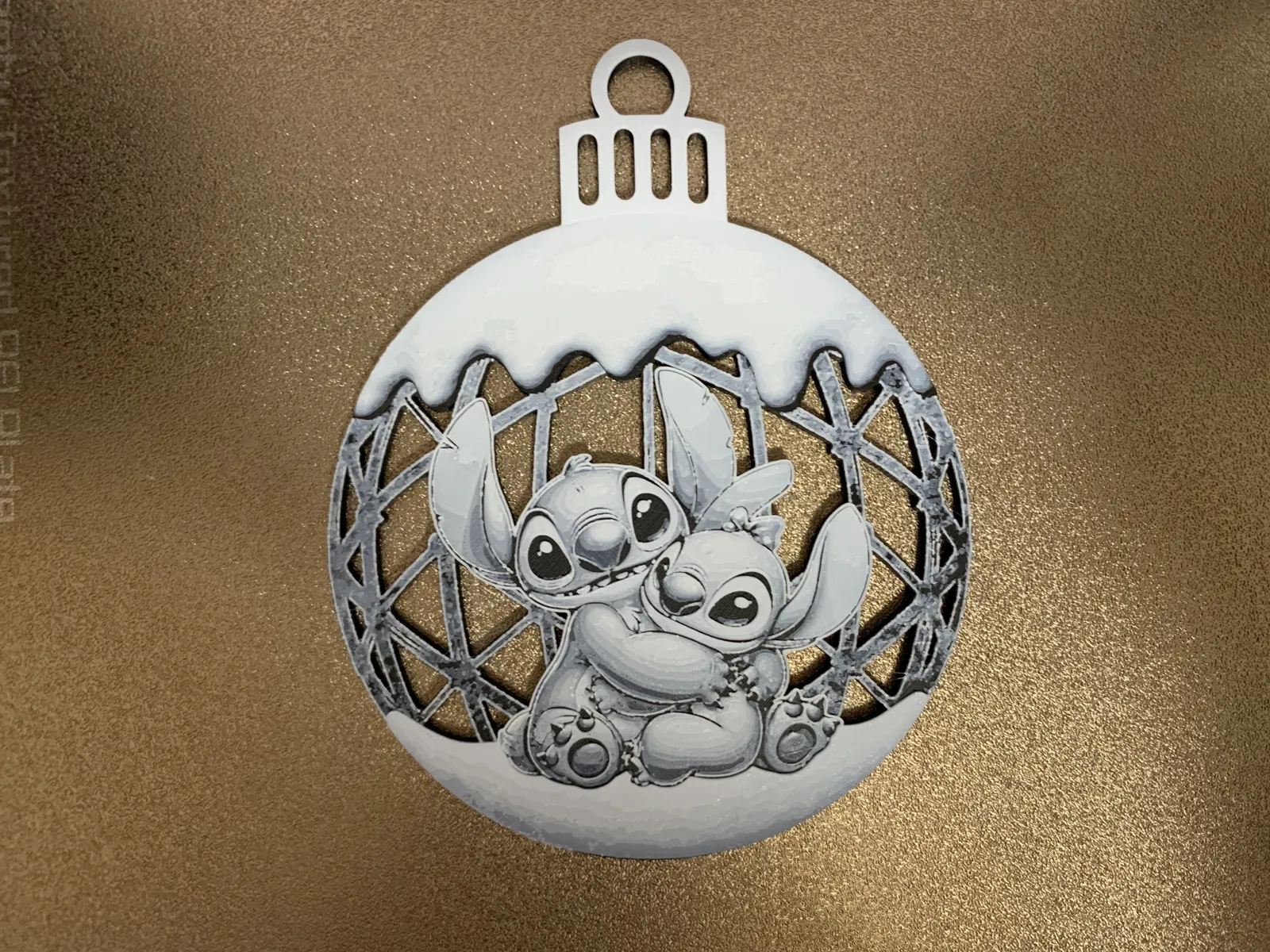 Stitch Christmas ball