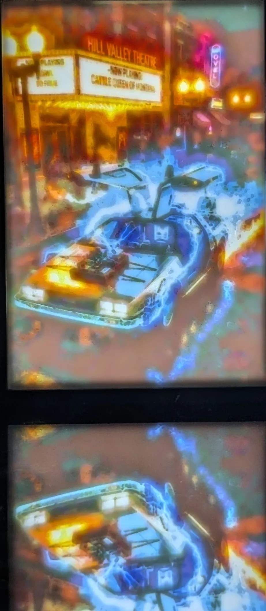 Back To The Future DeLorean Litho