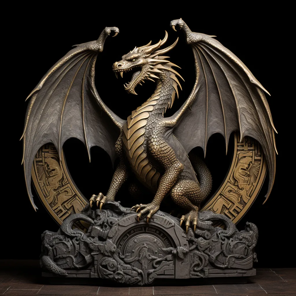 Gold Dragon - Hueforge