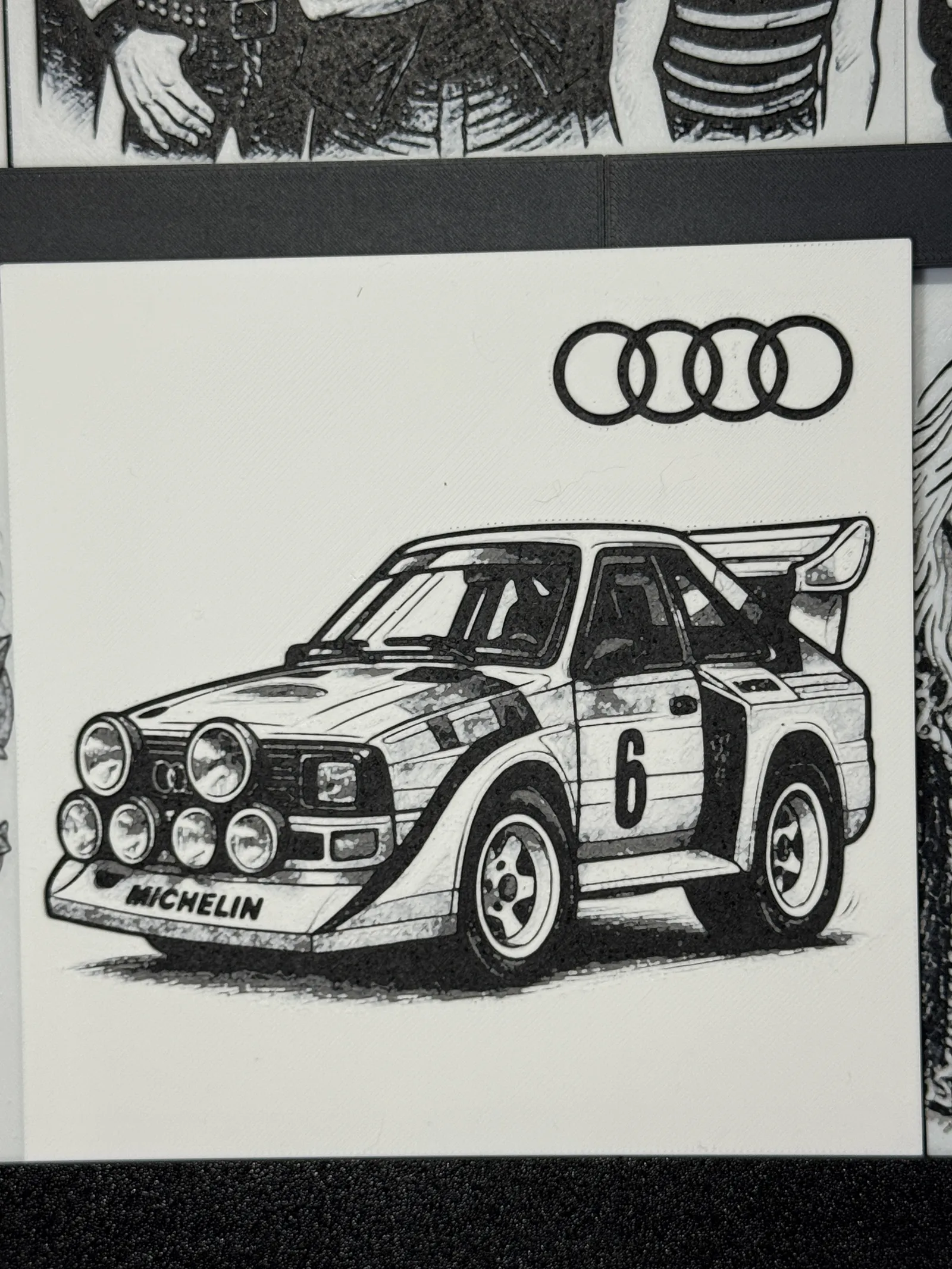 Hue Forge Karikatur Audi Sport Quattro