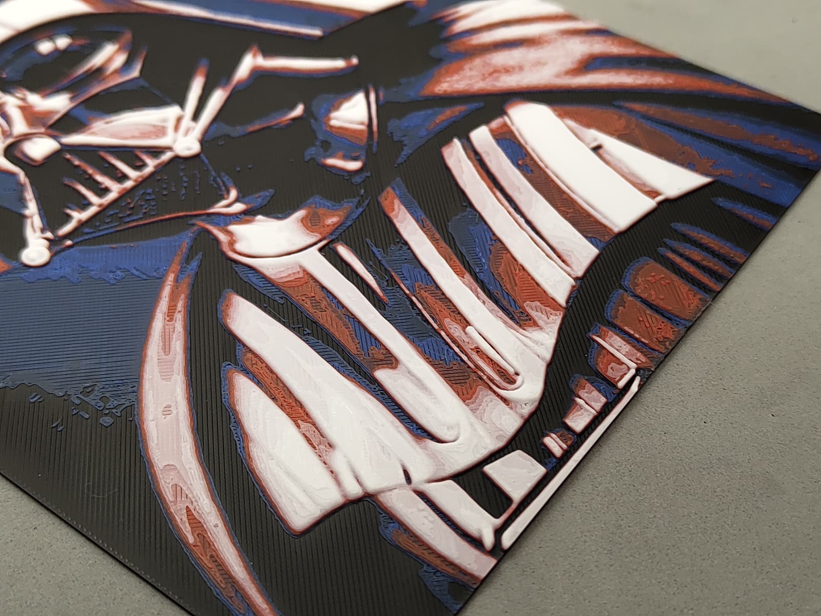 Inspered by Darth Vader 3D picture 18x24* Hueforge