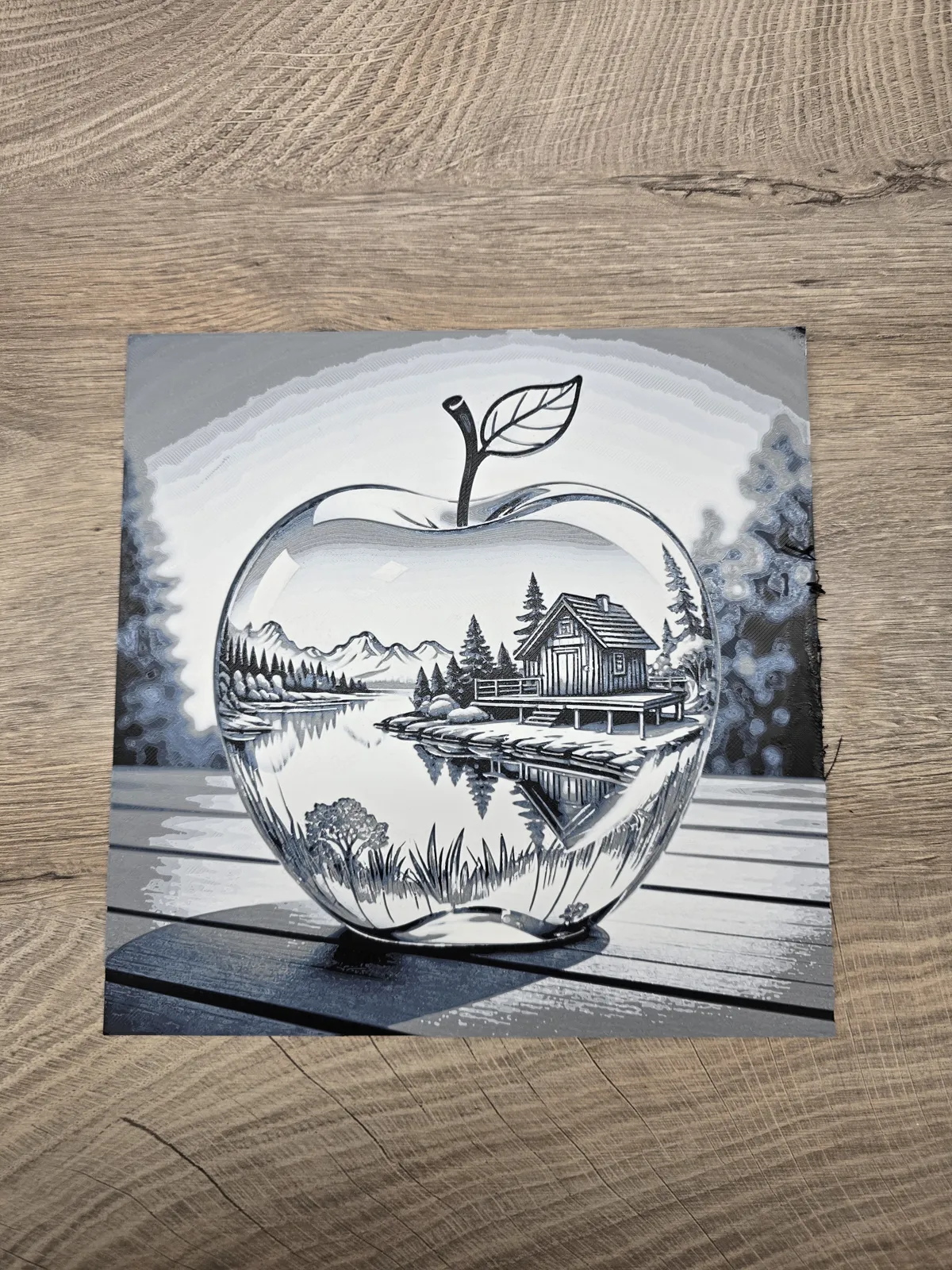Haus im Apfel - Hueforge