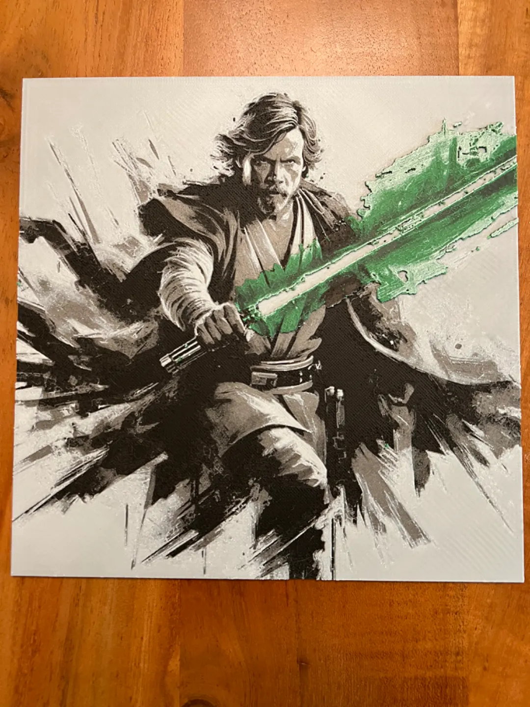 Luke Skywalker with Green Lightsaber
