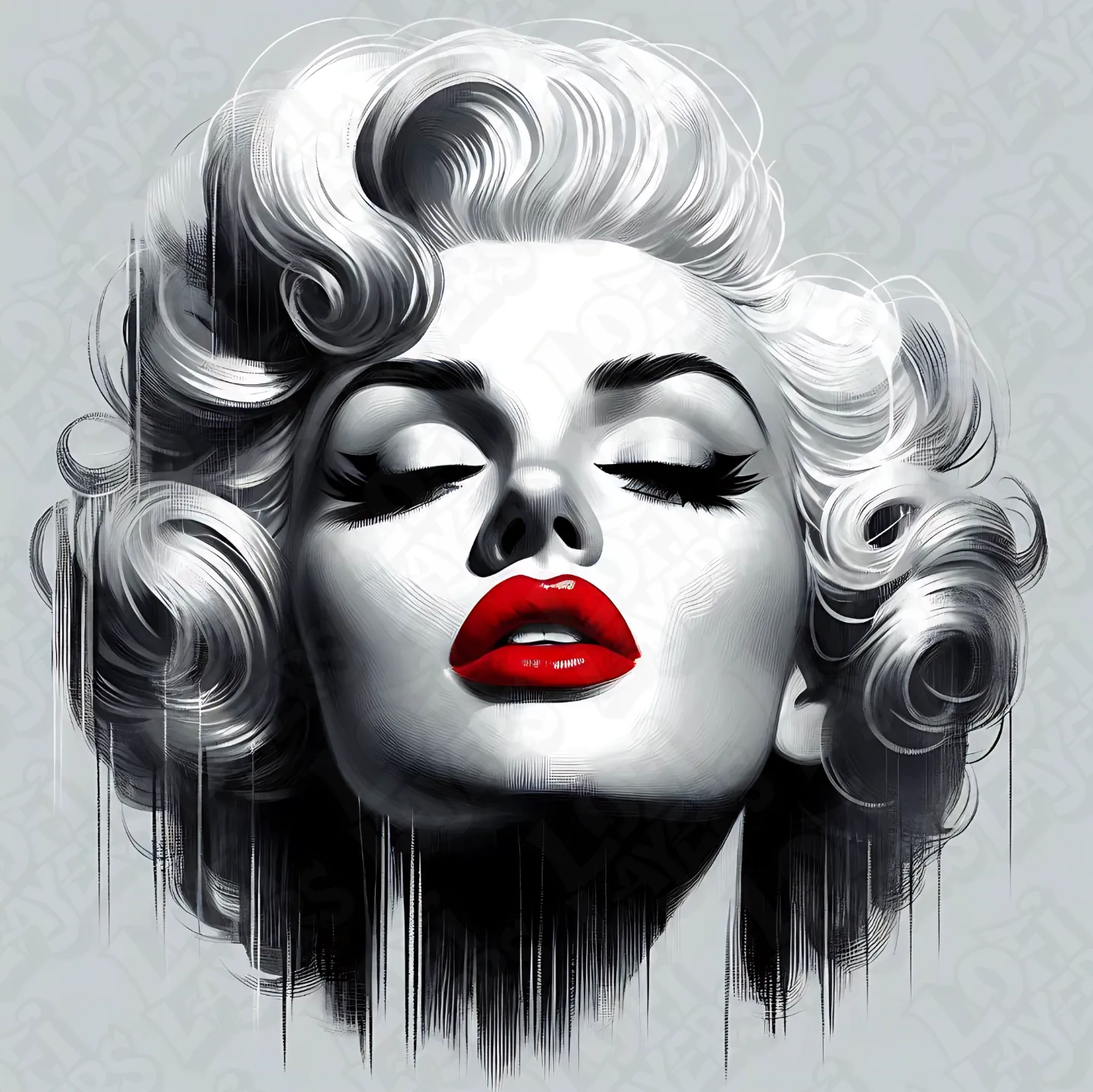 Marilyn Monroe Hueforge