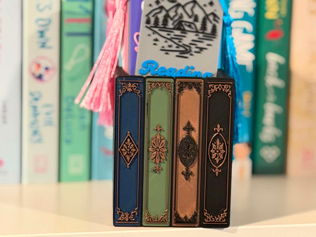 Antique Books Bookmark Holder | Library Bookcase
