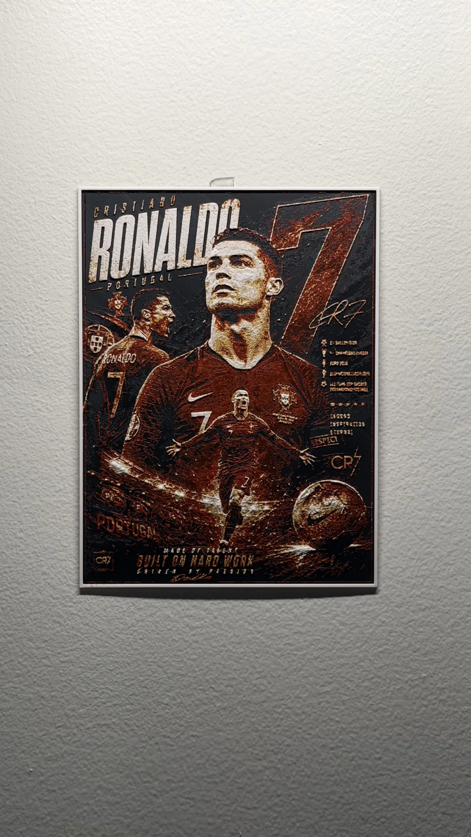 Ronaldo Portugal World Cup Player HueForge