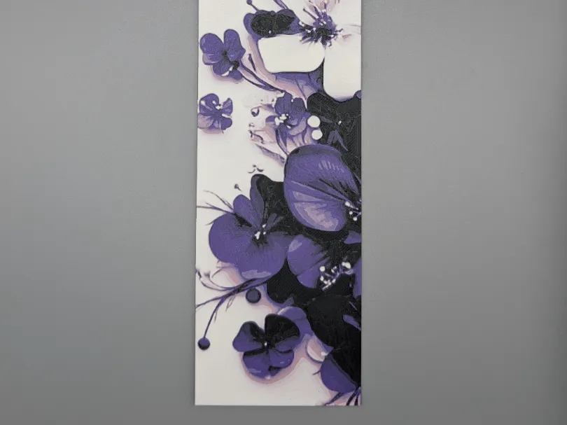 Violets (February) Birth flower bookmark Hue forge