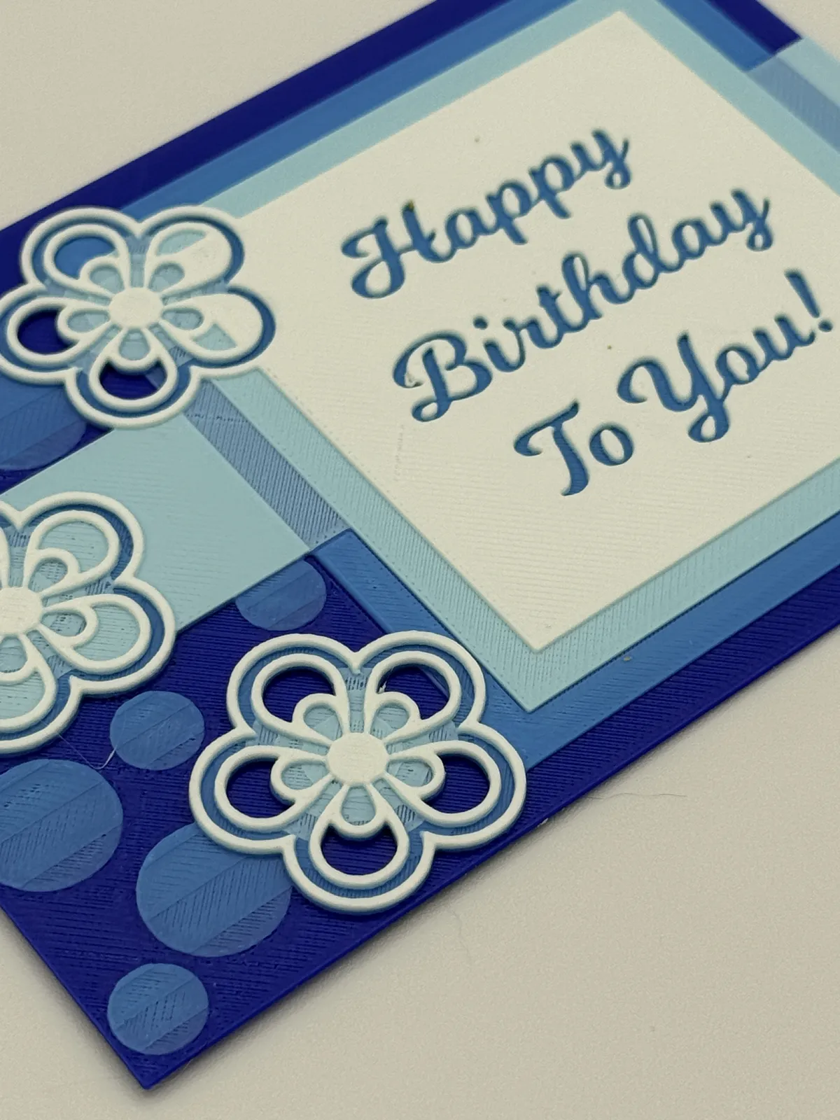 Birthday Greeting Card/Sign Hueforge (Quick Print)