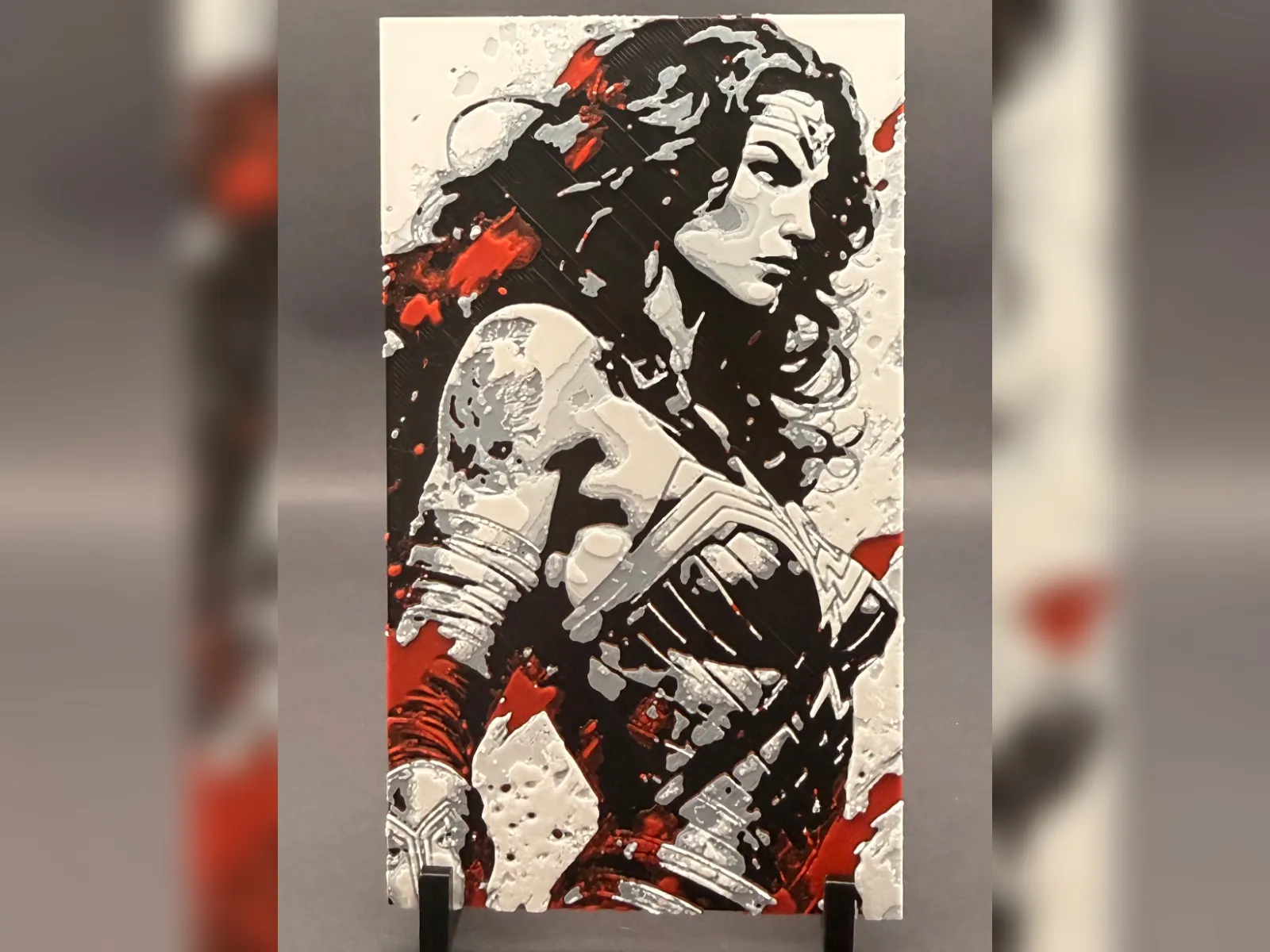Wonder Woman: Amazon Warrior HueForge Print