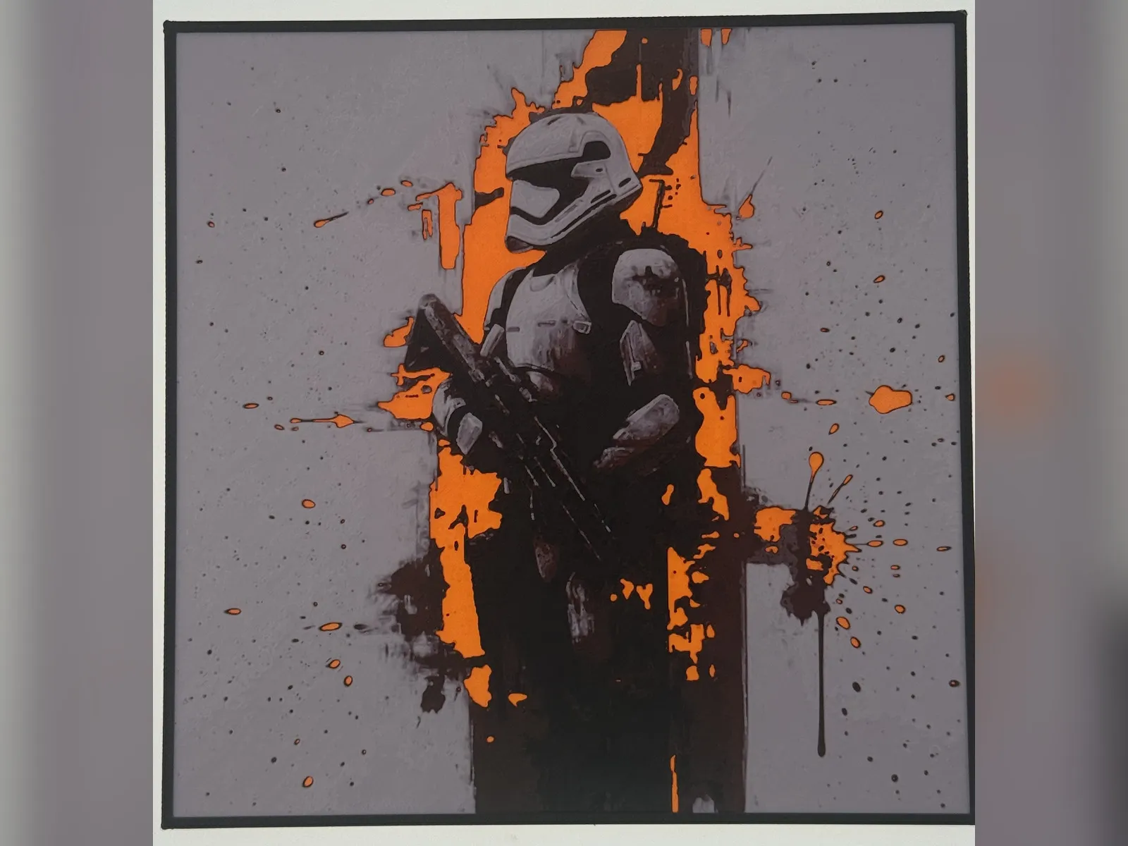 Stormtrooper Backlit HueForge Print
